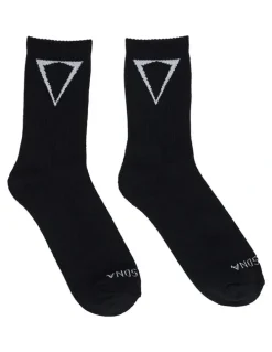 Nena & Pasadena Training Mix Socks 2 Pack in Jet Black