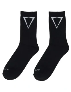 Nena & Pasadena Triple Mid Socks 2 Pack in Black