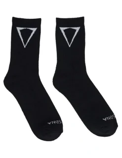 Nena & Pasadena Triple Mid Socks 2 Pack in Black