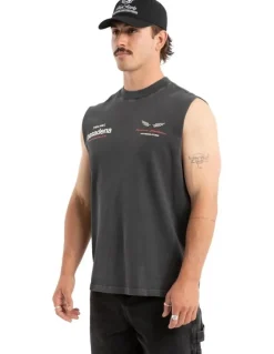 Nena & Pasadena Anomaly Raptor Muscle Tank in Black