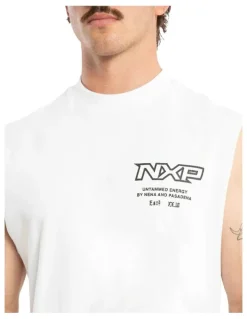 Nena & Pasadena Champion Raptor Muscle Tank in White