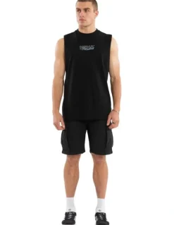Nena & Pasadena Conclude Relaxed Muscle Tee in Black