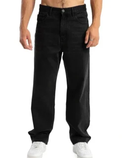 Nena & Pasadena Drive Athletic Baggy Jean in Blue
