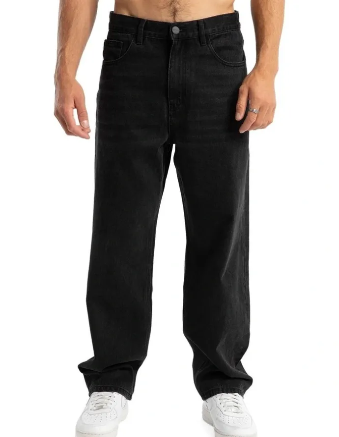 Nena & Pasadena Drive Athletic Baggy Jean in Blue