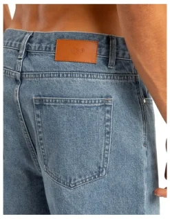 Nena & Pasadena Drive Athletic Baggy Jean in Blue