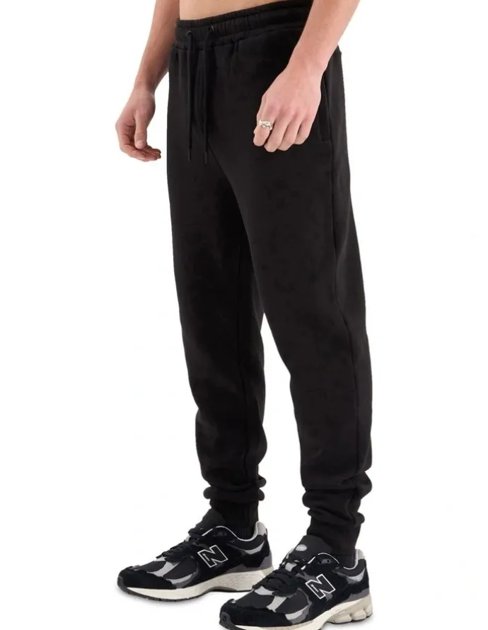 Nena & Pasadena Supply Skinny Trackpant in Black