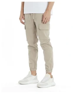 Nena & Pasadena Thundercat Jogger in Beige