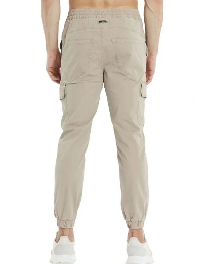 Nena & Pasadena Thundercat Jogger in Beige