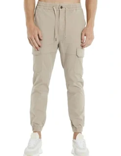 Nena & Pasadena Thundercat Jogger in Beige