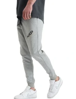 Nena & Pasadena Turret Slim Trackpant in Grey