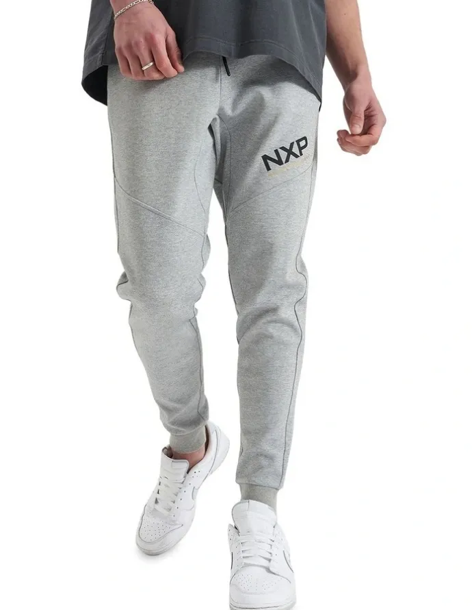 Nena & Pasadena Turret Slim Trackpant in Grey