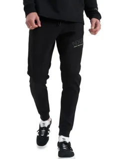 Nena & Pasadena Turret Slim Trackpant in Black