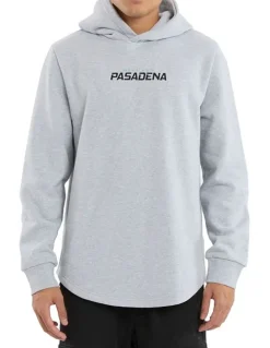 Nena & Pasadena Unbreakable Dual Curved Hoodie in Grey Marle