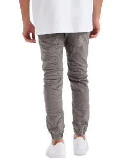 Nena & Pasadena Viper Denim Jogger in Volcano