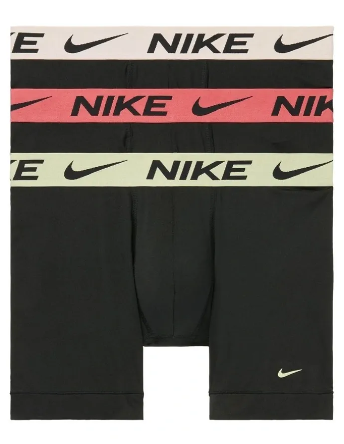Nike Essential Micro Boxer Briefs 3 Pack in Multi
