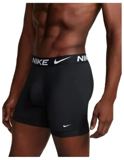Nike Essential Micro Boxer Briefs 3 Pack in Black