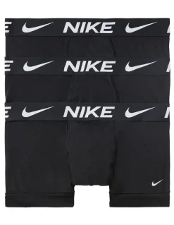 Nike Essential Micro Trunks 3 Pack in Black