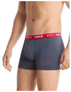 Nike Everyday Cotton Stretch Trunks 3 Pack in Multi