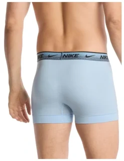Nike Everyday Cotton Stretch Boxer Briefs 3 Pack in Multi