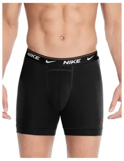 Nike Ultra Comfort Boxer Briefs 3 Pack in Black