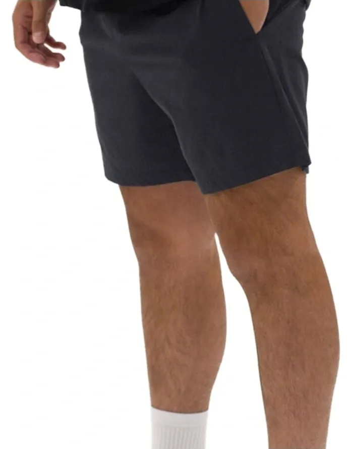Nomadic Paradise Amaretto Swim Short in Black