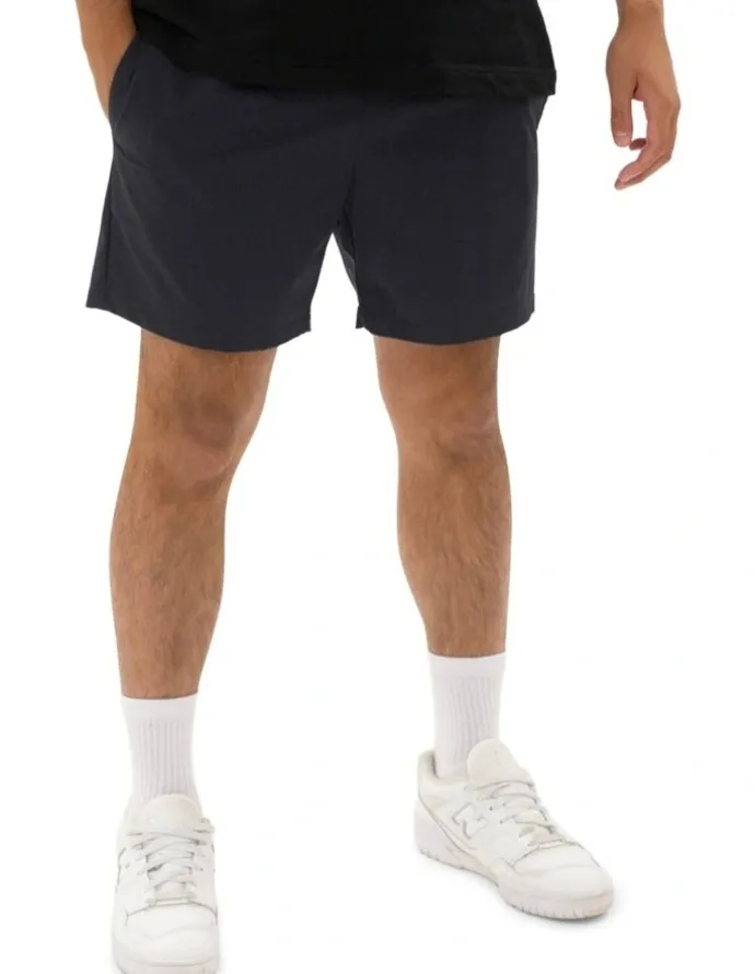 Nomadic Paradise Amaretto Swim Short in Black