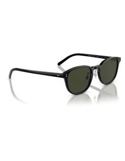 Oliver Peoples Oliver Peoples Fairmont Sun-F Acetate Polarised Sunglasses in Black