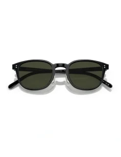 Oliver Peoples Oliver Peoples Fairmont Sun-F Acetate Polarised Sunglasses in Black