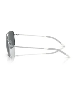 Oliver Peoples Oliver Peoples Clifton Metal Polarised Sunglasses in Silver