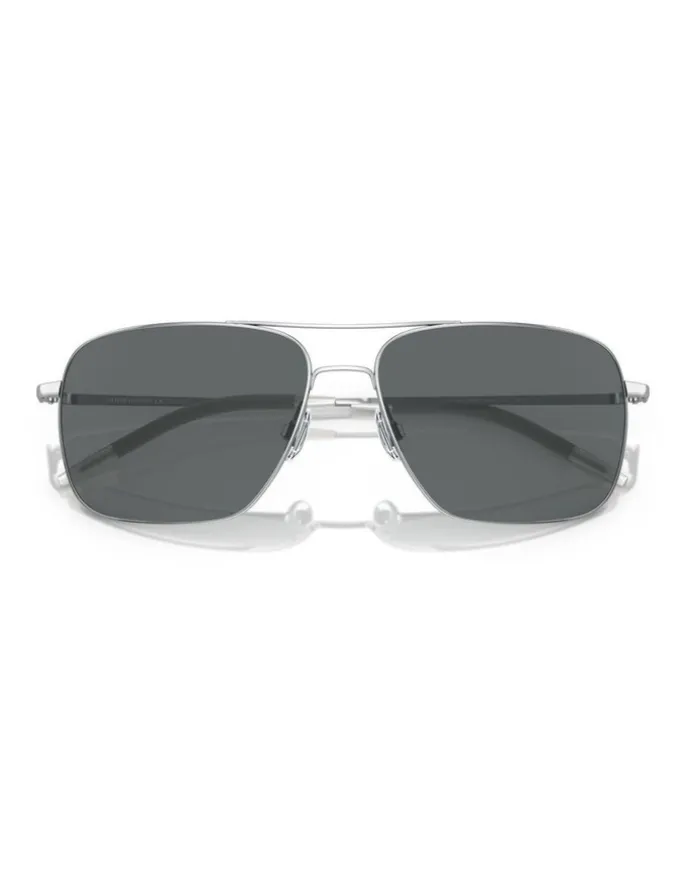 Oliver Peoples Oliver Peoples Clifton Metal Polarised Sunglasses in Silver
