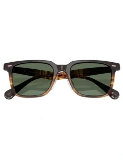 Oliver Peoples Oliver Peoples Mr. Federer II Acetate Polarised Sunglasses in Brown