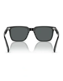 Oliver Peoples Oliver Peoples Lachman Sun Acetate Polarised Sunglasses in Black