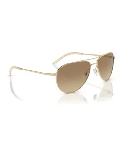 Oliver Peoples Oliver Peoples Benedict Metal Sunglasses in Gold