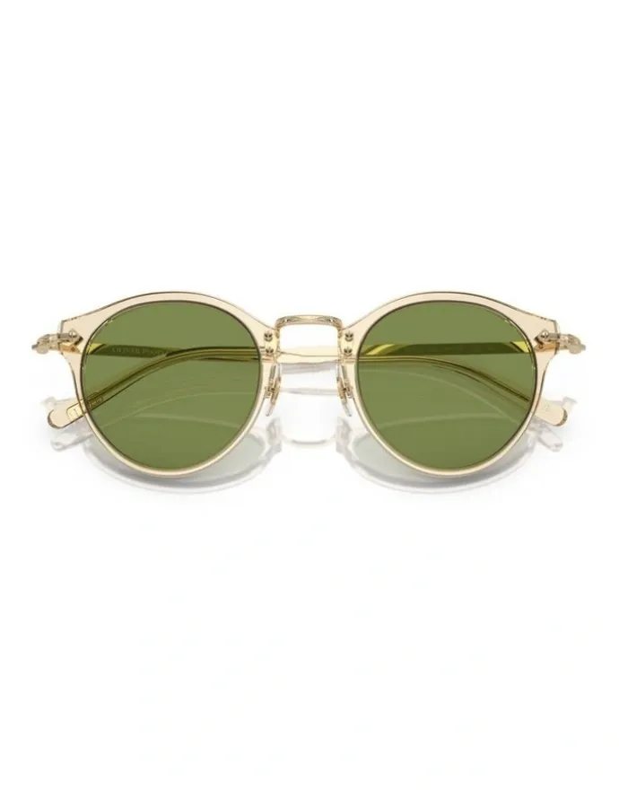 Oliver Peoples Oliver Peoples OP-505 Sun Acetate Sunglasses in Gold