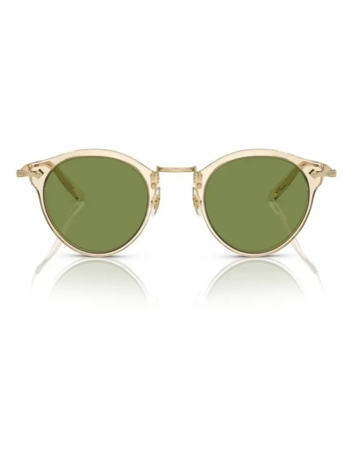 Oliver Peoples Oliver Peoples OP-505 Sun Acetate Sunglasses in Gold