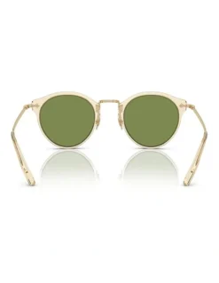 Oliver Peoples Oliver Peoples OP-505 Sun Acetate Sunglasses in Gold