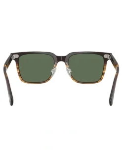 Oliver Peoples Oliver Peoples Mr. Federer II Acetate Polarised Sunglasses in Brown