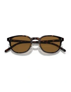 Oliver Peoples Oliver Peoples Fairmont Sun-F Acetate Sunglasses in Tortoise
