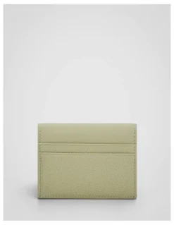 Oroton Jordan Card Pouch in Pistachio