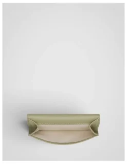 Oroton Jordan Card Pouch in Pistachio