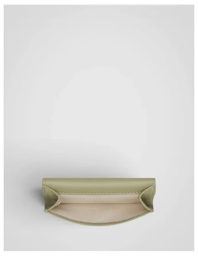 Oroton Jordan Card Pouch in Pistachio