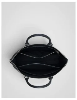 Oroton Paxton Briefcase in Black