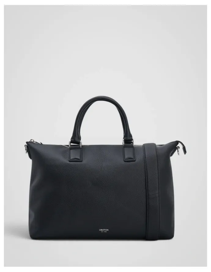 Oroton Paxton Briefcase in Black