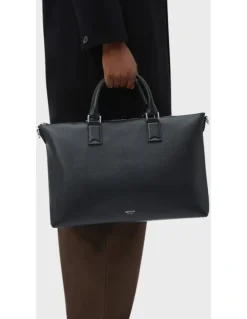 Oroton Paxton Briefcase in Black