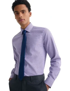 Oxford Beckton Slim Fit Shirt in Lilac