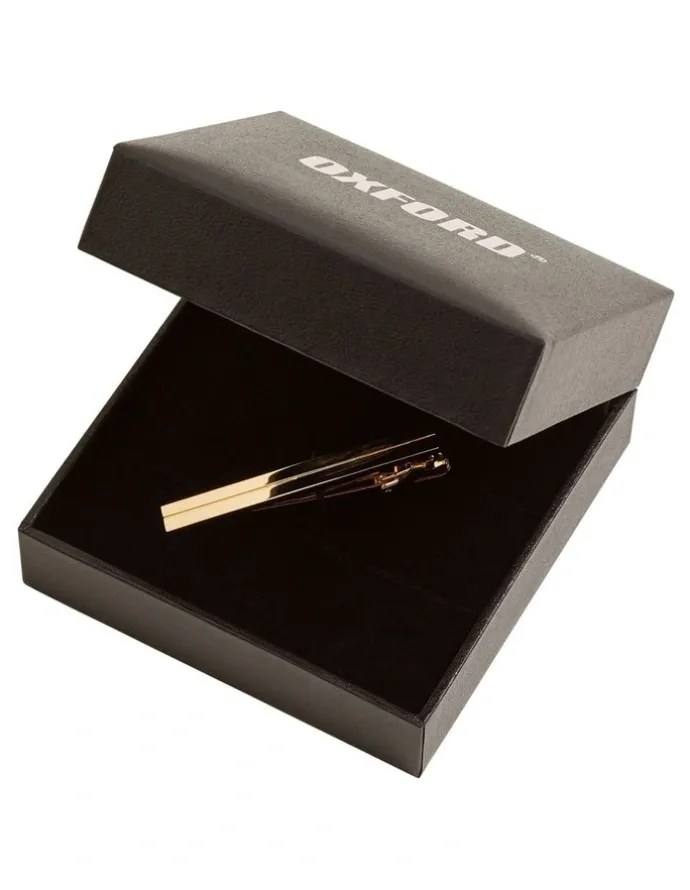 Oxford Burnham Tie Clip in Gold
