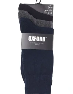 Oxford Business Socks 3 Pack in Multi Colour