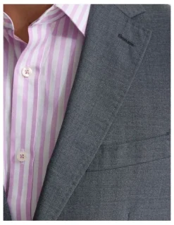 Oxford Byron Wool Suit Jacket in Grey