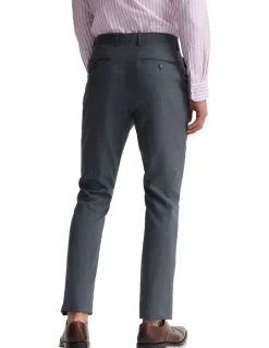 Oxford Byron Wool Suit Trousers in Grey