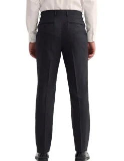 Oxford Byron Wool Suit Trousers in Charcoal